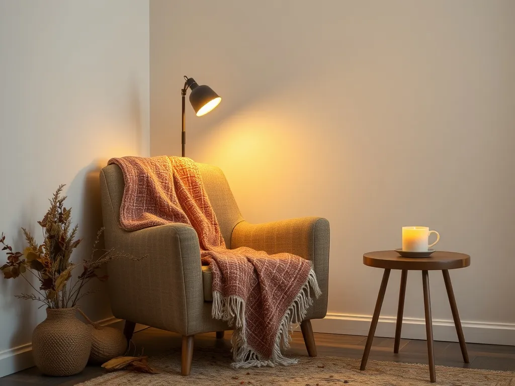 Soft evening scene for ritual building