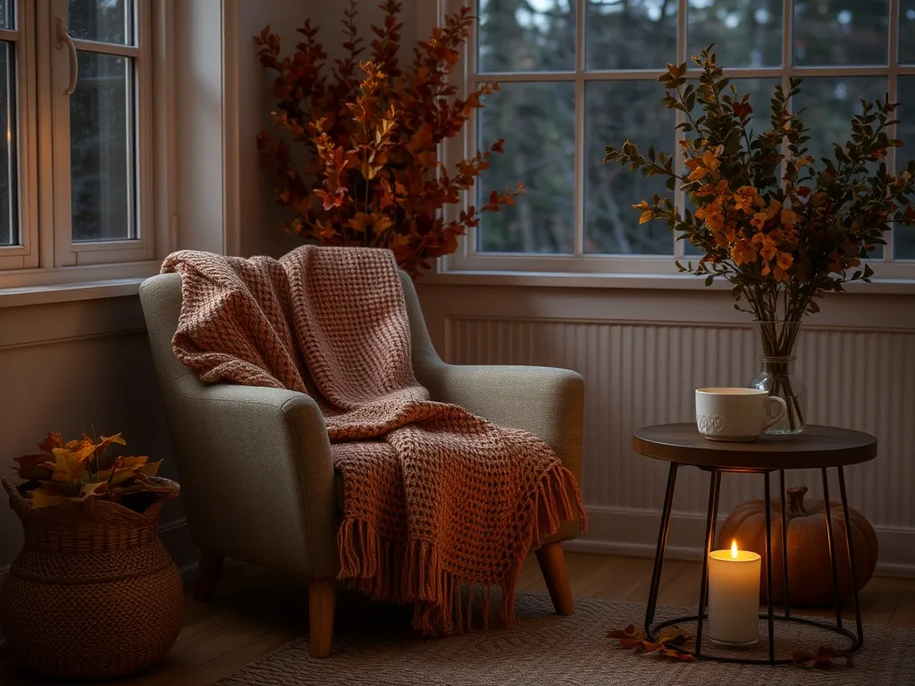 Meditative autumn scene