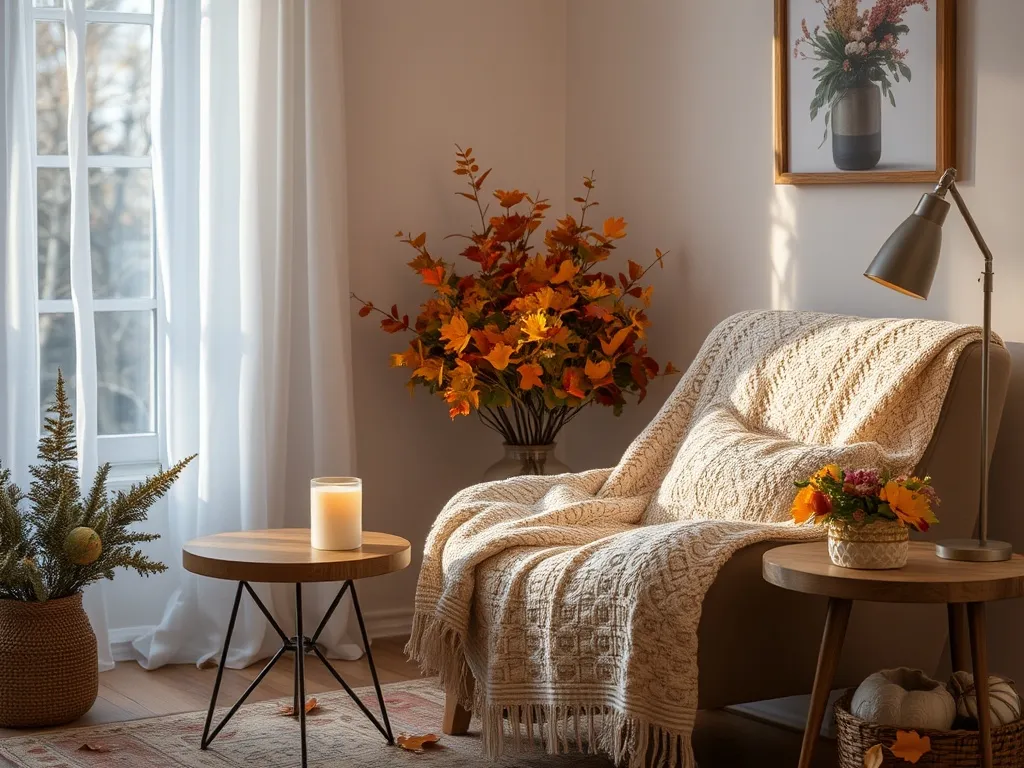 Evening setting with warm light